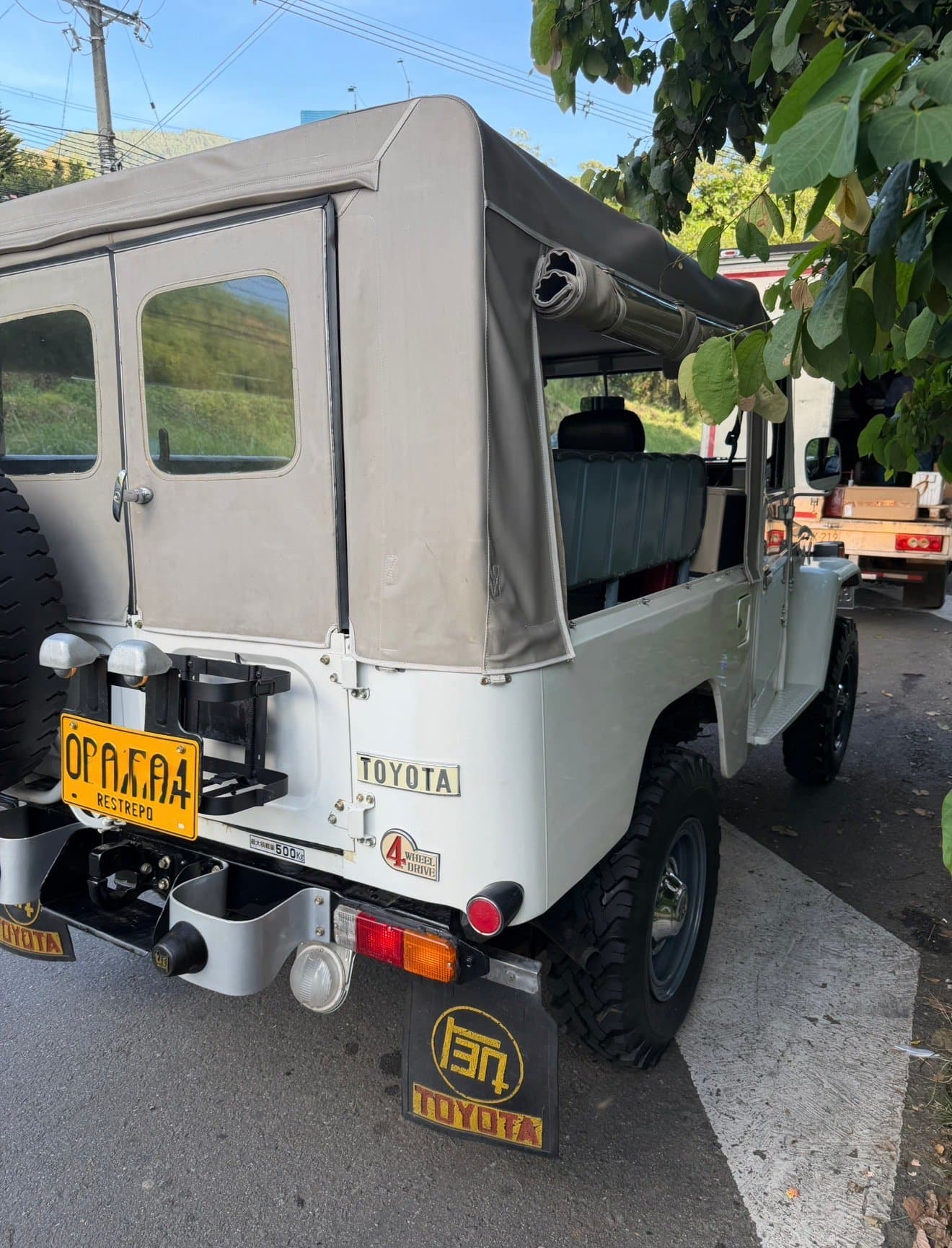 Détail d'un Land Cruiser